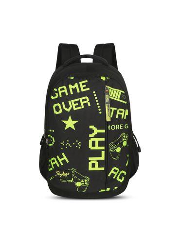 Polyester 30L Drip School Backpack Black (7 Years And Above)