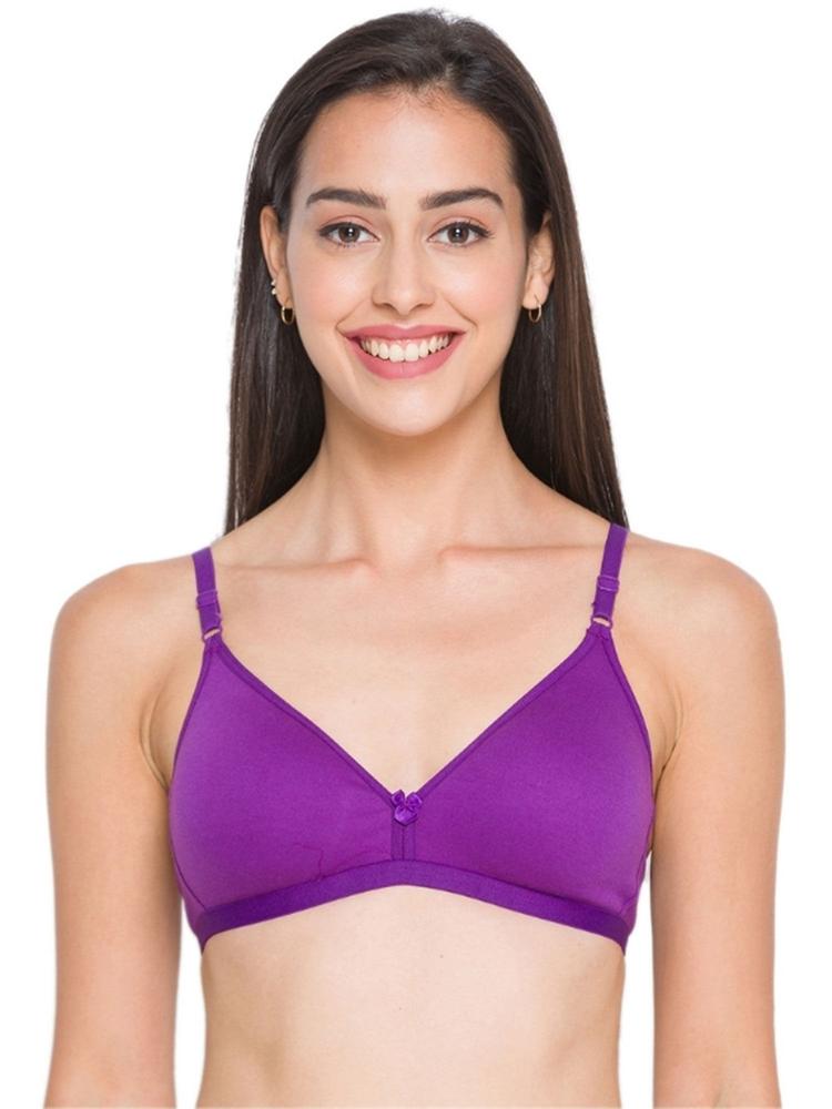 Women's Non Padded Basic Bra - Purple