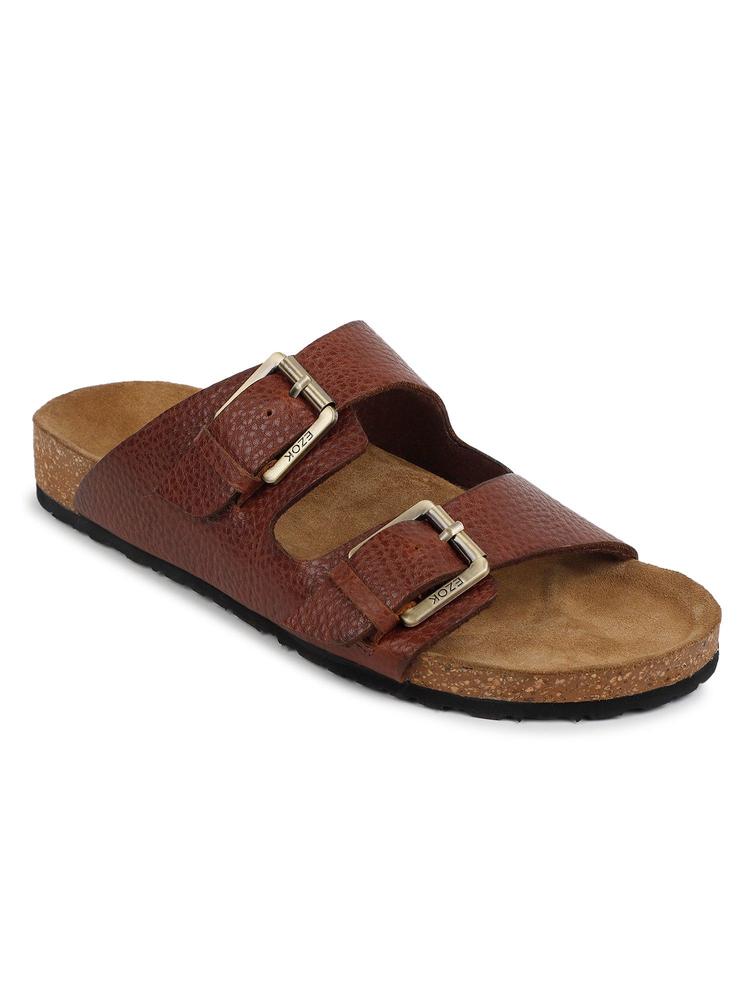Leather Sandal for Men Brown
