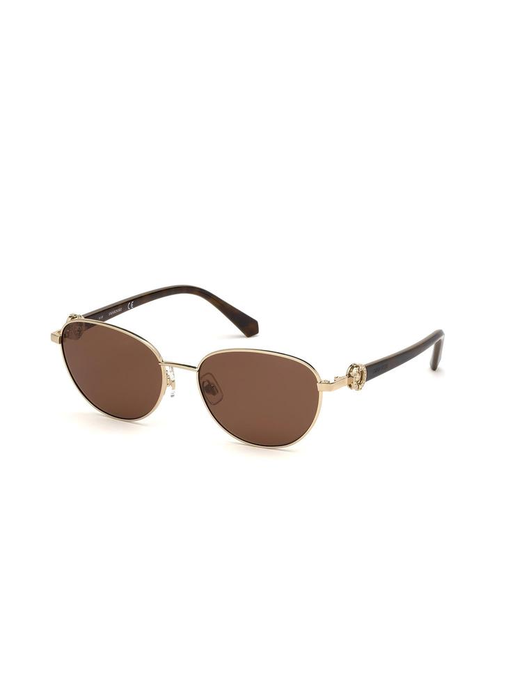 Round Sunglasses with Brown Lens for Women