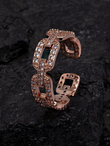 Rose Gold Connected Ring