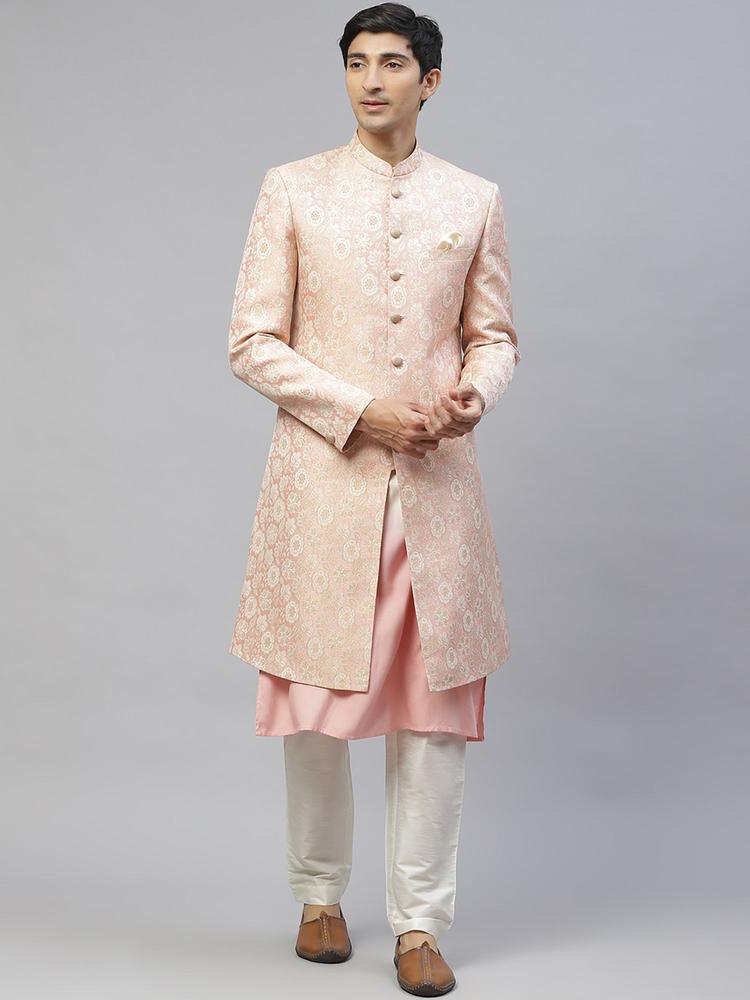 Pink Designer Sherwani (Set of 3)