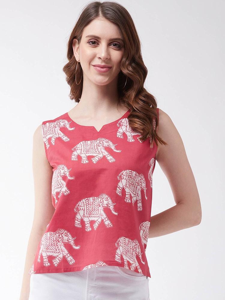 Red Elephant W/S Top