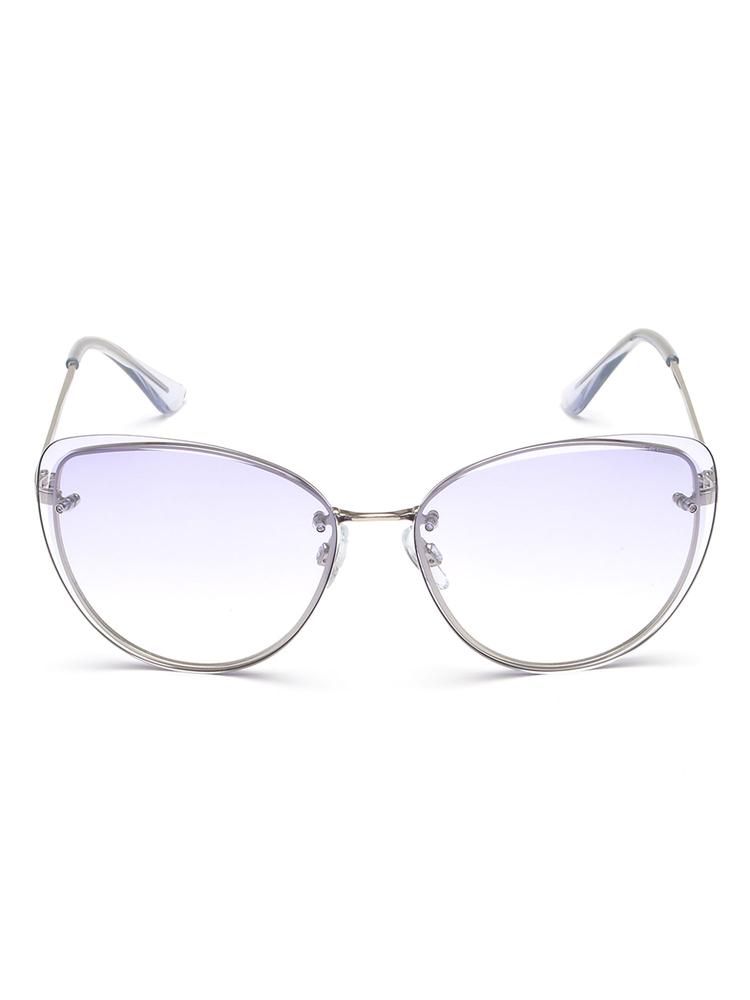 Silver S2638 C3 61 Cat Eye Frame Style Sunglasses_IDS2638C3SG