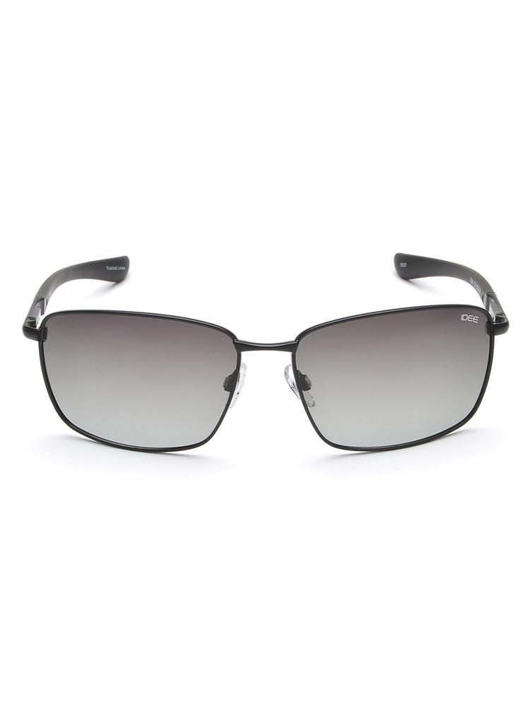 Black S2691 C1P 60 Rectangle Frame Style Sunglasses_IDS2691C1PSG