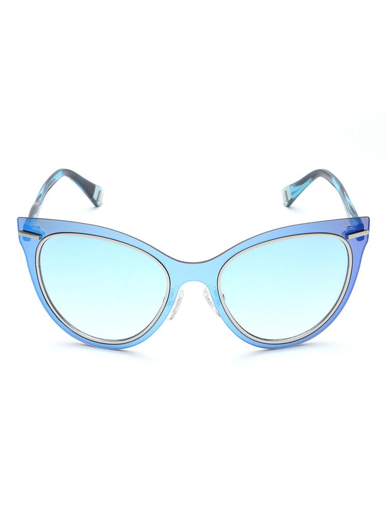 Blue S689 C7 52 Cat Eye Frame Style Sunglasses_IMS689C7SG