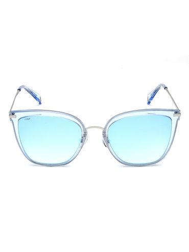 Blue S647 C3 54 Clubmaster Frame Style Sunglasses_IMS647C3SG