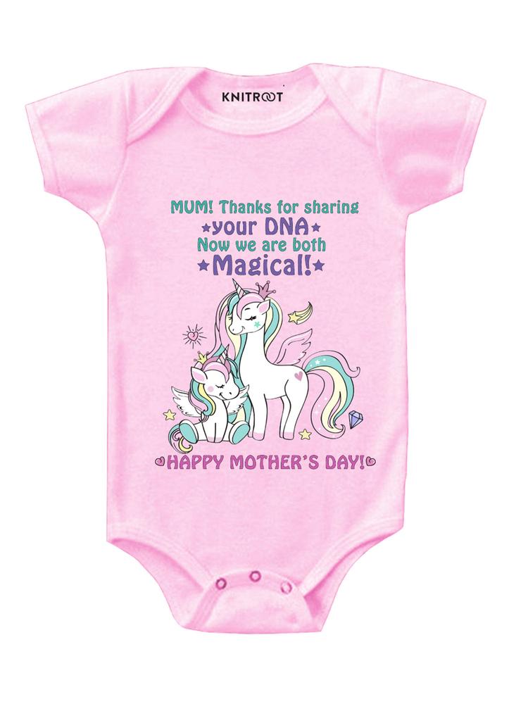 Pink Thanks For Sharing Dna Print Onesie