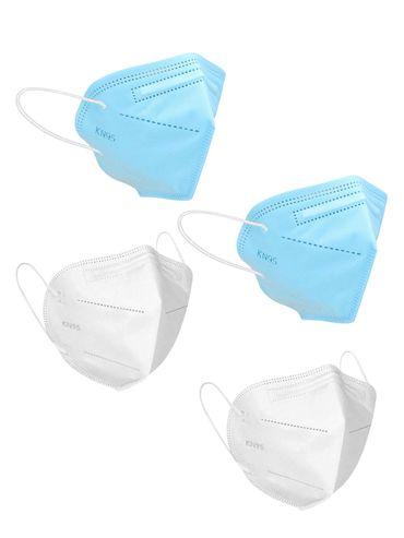 Multi-Colour Anti-Pollution Reusable 5-Layer Mask (Pack of 4)
