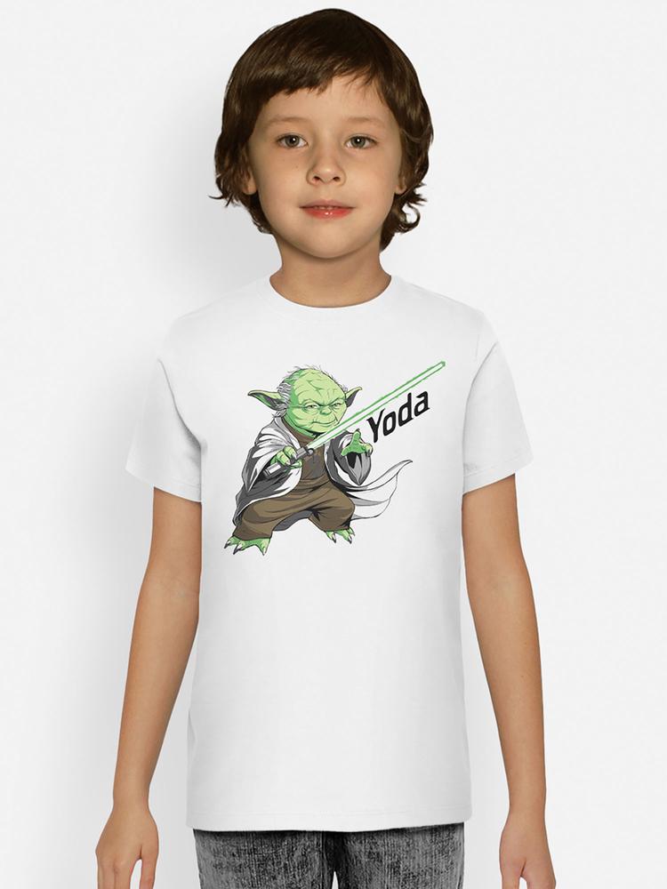 White Star Wars Printed T-Shirt