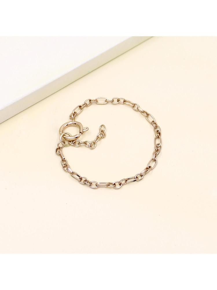 Gold Open Link Chain For Diy Charm Bracelet