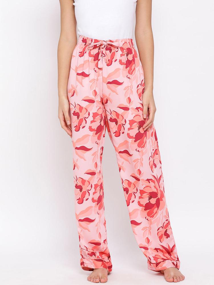 Floral Bella Nightwear Women Pajama - Pink