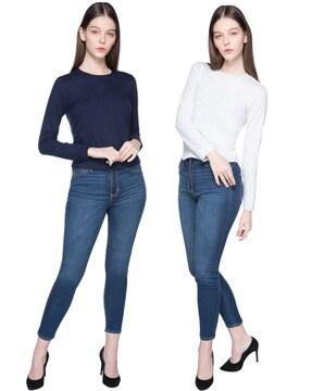 Pack of 2 Round-Neck Tops