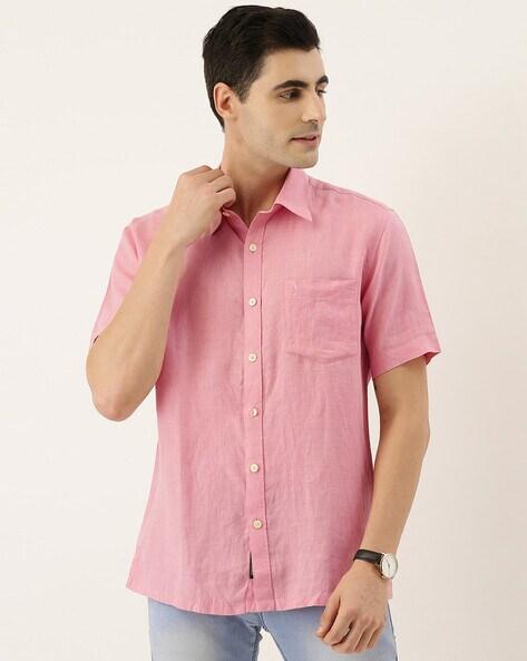 Short Sleeves Shirt with Patch Pocket