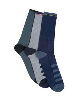 Pack of 3 Mid-Calf Length Socks