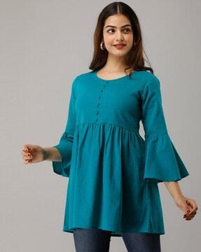 Flared Top with Bell Sleeves