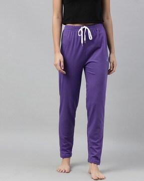 Mid-Rise Track Pant with Drawstring Waistband
