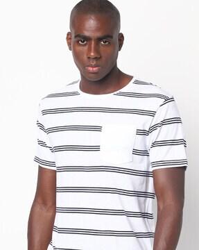 Striped Crew-Neck T-shirt