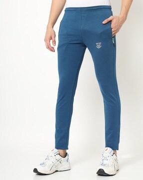 Fitted Track Pants with Zip Pockets