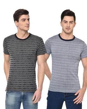 Pack of 2 Checked T-shirt