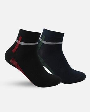 Pack of 2 Ankle-Length Socks