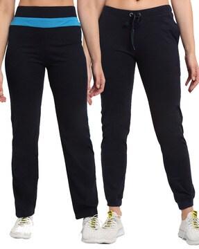 Pack of 2 Cotton Fitted Trackpants