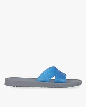 Shimmery Slip-On Flip-Flops