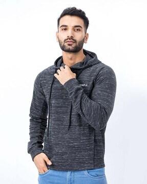 Heathered Hoodie with Insert Pockets