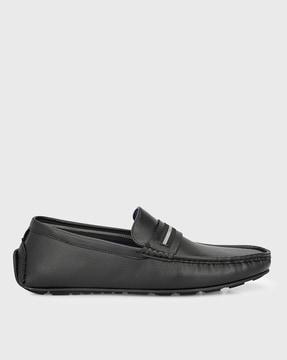Placement Striped Loafers