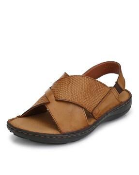 Slip-On Sandals with Elasticated Gusset