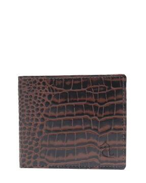 Textured Bi-Fold Wallet