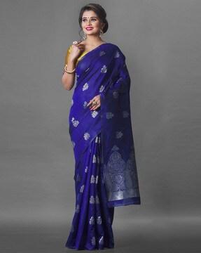 Floral Woven Traditional Saree