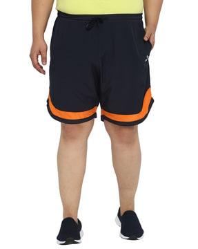 Shorts with Contrast Trim
