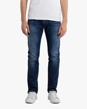 Mid-Wash Stretch Rocco Fit Jeans
