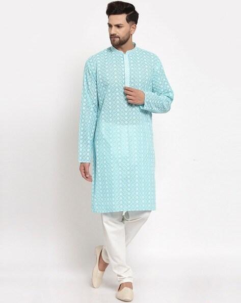 Floral Embroidered Long Kurta