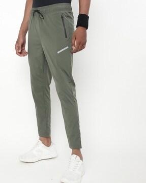 Panelled Track Pants with Zipped Pockets