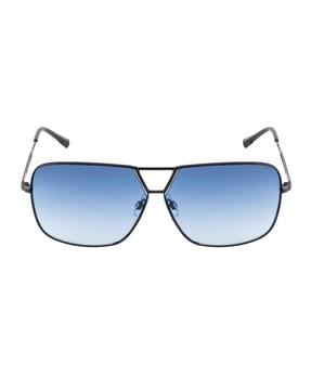 Full-Rim Rectangular Sunglasses