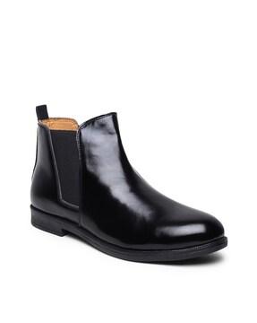 Slip-On Ankle-Length Boots