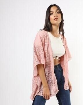 Lace Loose Fit Shrug