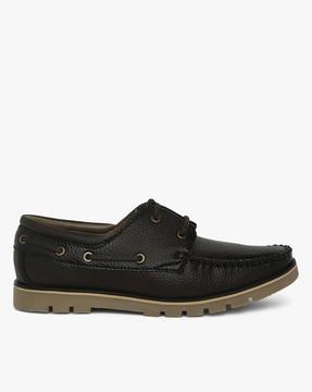 Slip-On Casual Shoes with Moc-Stitch