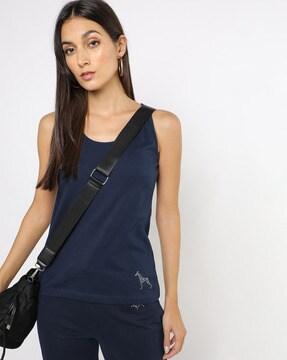 Round-Neck Skinny Fit Tank Top