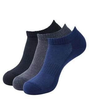 Set of 3 Ankle-Length Socks