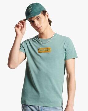 CL Workwear Logo Embroidered Slim Fit Crew-Neck T-shirt