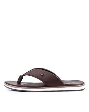 Thong-Style Flip-Flops with PU upper