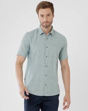 Classic Shirt with Patch Pocket