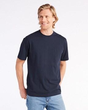 Cotton Round-Neck T-shirt