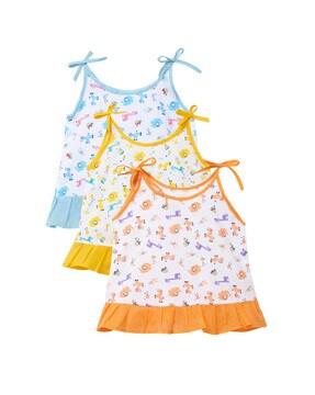 Pack of 3 Printed A-line Dresses