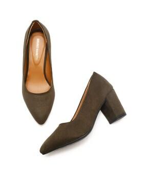 Pointed-Toe Slip-On Pumps 