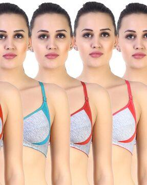 Pack of 6 Non Wired Bras