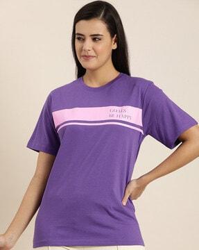 Colourblock Crew-Neck T-shirt